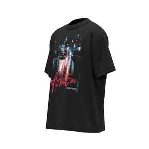 T-shirt à manches courtes imprimé, 100 % coton lavé, respirant, anti-boulochage, nouvelle collection été, haute qualité, style streetwear tendance - Product Image 3