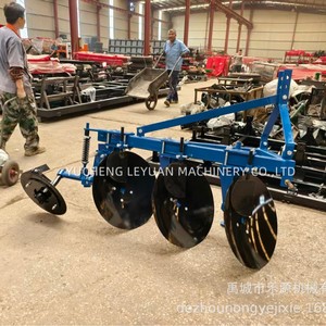 Disc Plough Farm Cultivator 3 <b>Row</b> Black High Productivity Agricultural <b>Machinery</b> For Land Tilling - Product Image 1