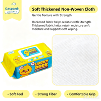 Lingettes pour les mains et la bouche pour bébé, grandes, épaisses, douces, en tissu non tissé spunlace, pour la décontamination et le nettoyage, 200x190mm, usage domestique, vente en gros