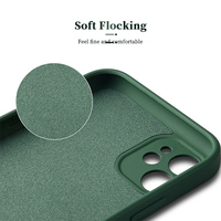 Coque de téléphone en silicone liquide pour iPhone 14 15 16 Pro Max avec support, vente chaude