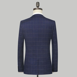 <span class=keywords><strong>Traje</strong></span> de <span class=keywords><strong>Tweed</strong></span> <span class=keywords><strong>a</strong></span> <span class=keywords><strong>cuadros</strong></span> de fiesta para hombre, chaqueta formal para hombre, trajes azules, abrigo de <span class=keywords><strong>3</strong></span> <span class=keywords><strong>piezas</strong></span>, pantalón, <span class=keywords><strong>traje</strong></span> para hombre - Product Image 3
