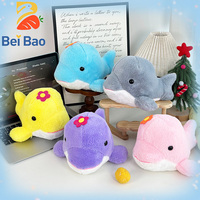Peluche dauphin super douce, animal en peluche marin personnalisé, jouet pour machine à griffes, jouets en peluche en vrac