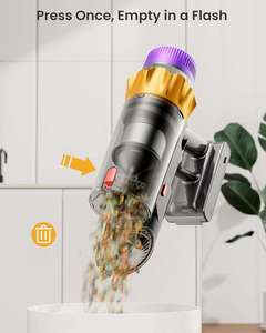 Aspirateur à main sans fil AZA multifonctionnel 500W puissant avec lumières LED et tube pliable - Product Image 3