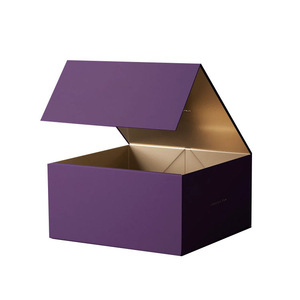 Custom Luxury Collapsible Cardboard Box Large Magnetic Gift Box For Clothes T Shirt Packaging