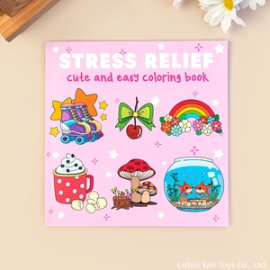 Libro de Colorear Certificado con Varias Imágenes Relajantes, Dibujos Adorables y Artículos Encantadores <span class=keywords><strong>para</strong></span> Adultos y Niños - Product Image 2