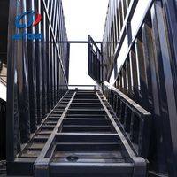 Trailer Truk Ternak 2 Dek Standar ADR dengan Lantai Ganda S304 untuk Domba, Kuda, Sapi, Kambing, Pengiriman Jarak Jauh, Semi Trailer