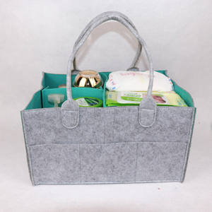Sac <span class=keywords><strong>à</strong></span> langer en <span class=keywords><strong>feutre</strong></span> très vendu, grande capacité, sac <span class=keywords><strong>à</strong></span> langer pour bébé avec séparateurs amovibles, plusieurs poches de rangement, sac <span class=keywords><strong>à</strong></span> main pour couches - Product Image 1