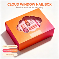 Boîte cadeau personnalisée en papier pour vernis à ongles et kit de manucure