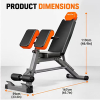 Banc de musculation multifonctionnel réglable pour entraînement complet du corps, vente en gros directe usine, pour salle de sport à domicile - Fournisseur