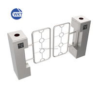 Carte de reconnaissance faciale Wan Cartoon Swipe & QR Code Nfc Security Anti-Climbing Swing Barrier Gates pour les chantiers de construction de gymnase