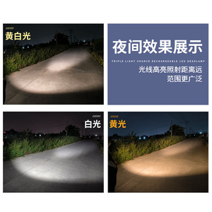 Linterna Frontal LED Recargable con Batería 21700 de 4800 mAh, Cuerpo de Aleación de Aluminio, Impermeable, Luz para Pesca al Aire Libre - Product Image 4