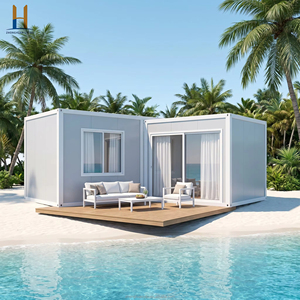 Casa Contenedor Modular Prefabricada Moderna de 20 pies/40 pies, Impermeable, para Playa, Oficina, Villa, Hospital, Zhonghuan, Habitable, 6000 mm (L) x 300 mm - Product Image 5