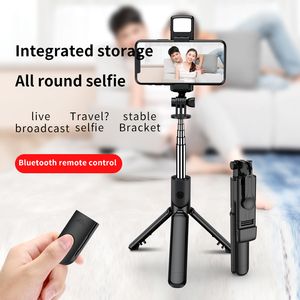 Tốt Nhất Bán Giá Rẻ Ảnh Tự Sướng Thanh Chân Máy Có Thể Gập Lại <span class=keywords><strong>Monopod</strong></span> Với Điền Vào Ánh Sáng Hành Động Máy Ảnh Điện Thoại Thông Minh Ảnh Tự Sướng Thanh Chân Máy - Product Image 5