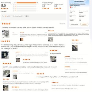 Personalizado Vvs Moissanite dientes Grillz panal helado redondo brillante corte chapado en oro 925 Plata Hip Hop joyería Grilliz - Product Image 6