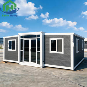 Casa Prefabricada Móvil <span class=keywords><strong>de</strong></span> Construcción Rápida, 4-5 Dormitorios, Sala <span class=keywords><strong>de</strong></span> Expansión <span class=keywords><strong>de</strong></span> Doble Ala, Casa Contenedor Plegable y Expandible <span class=keywords><strong>de</strong></span> Doble Ala - Product Image 1
