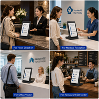 Tablette tactile Android 10,1 pouces pour restaurant, écran LCD de table, support PC, kiosque