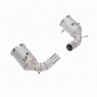Flow Sport 200 cellules Cat Porsche 911 992 3.0T Amélioration de la réponse de l'accélérateur 2019-2023 SS304 Downpipe Tuning automobile Amélioration de puissance