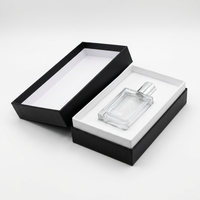 Boîte cadeau de parfum haut de gamme, boîte cadeau en carton personnalisée, couvercle et base, insert en papier avec doublure en mousse EVA, boîte rigide