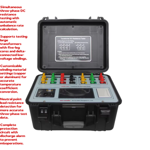 3 Phase Winding Resistance Tester Wrindu RDZR-340Y <strong>DC</strong> Resistance Meter High Accuracy 0.2% 220V 1 Year Warranty - Product Image 4