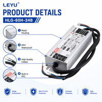 Alimentation LED étanche 60W 12V 24V 48V IP67, Driver LED AC DC Dimmable pour extérieur