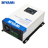 Contrôleur de charge solaire MPPT MYAMi 100A 60A 30A réglable 12V 24V 48V avec entrée PV max 150V et écran LCD pour système solaire domestique/camping-car/voiture