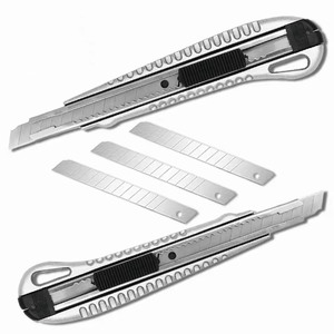Couteaux utilitaires en acier à haute teneur en carbone pour ateliers et bureaux avec lames en carbone remplaçables - Product Image 4