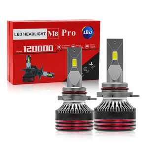 Siêu Sáng M8Pro 120W LED Đèn Pha H7/H4 Bóng Đèn Với 10000LM <span class=keywords><strong>Xenon</strong></span> Ánh Sáng Nhôm Xe Bóng Đèn Điều Kiện Mới - Product Image 1