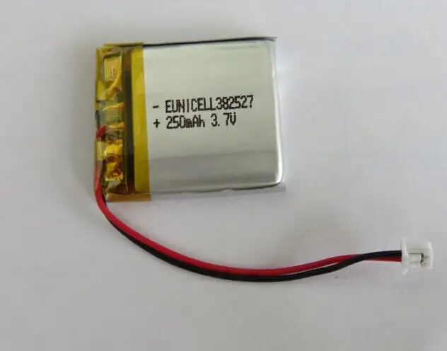 Kualitas Tinggi Baterai Polimer 382527 Baterai Lipo 3.7 V 250 MAh untuk Headphone Baterai