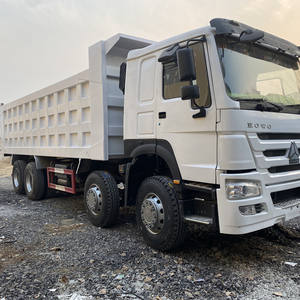 Sinotruk Howo T7H 8x4 nouveau camion léger à carburant diesel 12 roues tracteur à benne basculante avec direction à droite - Product Image 2