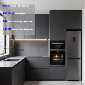 Moderno Set di Mobili e Armadi su Misura in Alluminio e Acciaio Inossidabile per <span class=keywords><strong>Cucina</strong></span> Piccola con Design Esclusivo - Product Image 1