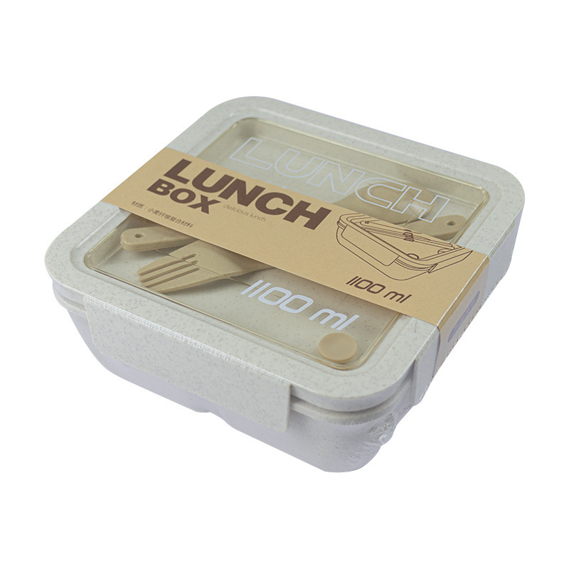 Custom Biodegradable Wheat Fiber Lunch Box Eco Friendly Rice Husk Bento ...
