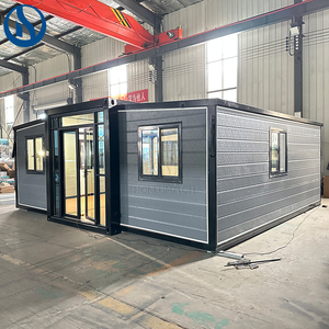 Case Prefabbricate Modulari Espandibili, Casa Container Pieghevole con 2, 3, 4 Camere da Letto - Product Image 1