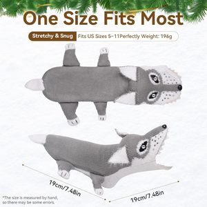 Calcetines <span class=keywords><strong>de</strong></span> lobo gris 3D salvaje para regalo <span class=keywords><strong>de</strong></span> espíritu <span class=keywords><strong>de</strong></span> equipo, predador, unisex, adultos, niños, venta al por mayor, juguete <span class=keywords><strong>de</strong></span> peluche tejido personalizado directo - Product Image 2