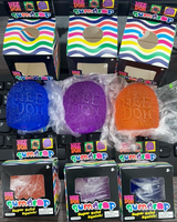 Jouets Squishy Gommeux de Haute Qualité, Balle Anti-Stress Squishy 3 Couleurs en Forme de Bonbon pour Enfants