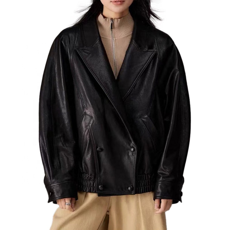 Buy Vegetable Tanned Leather Jacket Custom Logo Option | Alibaba.com