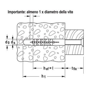 FISCHER - 500136 Tapón de nylon de expansión S - EAN 8001132001363 ANCLAJES MECÁNICOS - Product Image 4