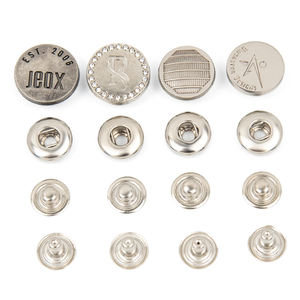 Botón a Presión de Metal Personalizado con Logotipo, de 4 Partes, de 15 mm, para Ropa - Product Image 5