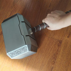 Martello di <span class=keywords><strong>Thor</strong></span> Mjolnir, Oggetto da Collezione Personale, Decorazione da Scrivania, Prop Cinematografico in Lega di Alluminio, 4,1 kg - Product Image 5