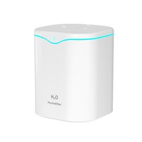 Humidificateur ultrasonique USB 2L, diffuseur à double buse, lumières LED colorées, brume épaisse, humidistat, aromathérapie, utilisation domestique, hôtel, voiture