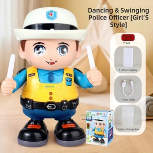 Juguete Robot Policía Bailarín Eléctrico para Niños con Luz y Música, Recargable, Divertido, para <span class=keywords><strong>TikTok</strong></span>, para Recién Nacidos <span class=keywords><strong>de</strong></span> 0 a 12 Años - Product Image 5