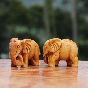 Handicraft 3d Animal Wooden Thuja Wood Rich <strong>Elephant</strong> Home Decor Ornaments Wooden <strong>Elephant</strong> Sculpture Crafts <strong>Gifts</strong> - Product Image 5