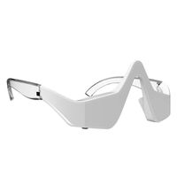 Masseur oculaire rechargeable 3D Relax Reduce Eye EMS avec lumière rouge pour les poches sous les yeux, anti-âge
