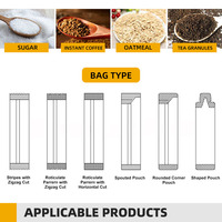 Bâton Sachet Pack 3 En 1 Café Instantané Emballage Automatique Citron Thé Boisson Jus Granules Multi Voie Machine D'emballage