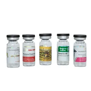 無料デザインの医薬品ホットスタンピングゴールド/シルバーフォイル2ml/3ml/5ml/15ml/20ml/10mlアンボリックステロイド用ホログラムバイアルラベル