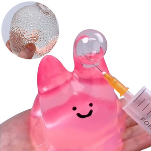 ของเล่นบีบกระต่ายคริสตัลใส บรรเ<span class=keywords><strong>ท</strong></span>าความเครียด TPR คืนรูปช้า ของเล่นเสริมพัฒนาการ คลายเครียด ขายส่ง สำหรับเด็กและผู้ใหญ่ - Product Image 1