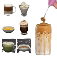 Outil de cuisine chargé par USB Machine à mousse portable puissante pour café thé smoothies Matcha crème au chocolat chaud-écologique
