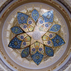 Lustre de grande mosquée personnalisé-Plafonnier en cristal islamique de style cathédrale pour grandes mosquées et églises - Product Image 2