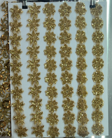 Nouvelle arrivée : dentelle brodée en polyester avec perles de sequins colorées personnalisées