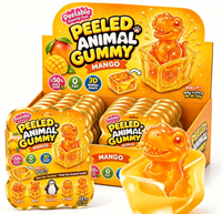 BESTAR - Golosinas de Gomita con Sabor a Frutas, en Forma de Animales 3D, Suaves y Masticables, Dulces de Gelatina, Bocadillos Casuales