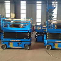 Cric à ciseaux à haute levée de capacité de chargement de 8m 320kg Transpalette à ciseaux à haute levée Table élévatrice à ciseaux Plate-forme de travail Élévateur à ciseaux